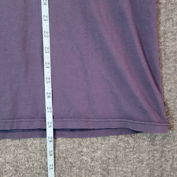 College Of Apathy T-Shirt Mens XL Purple Short Sleeve Crewneck Meh - Picture 4 of 11